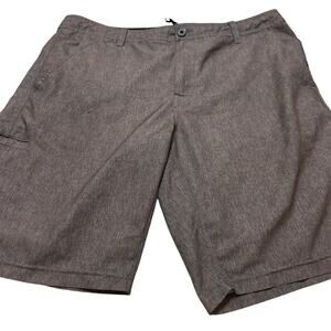 Da Hui Hybrid Swim Trunks Mens 38 Gray Pockets Stretch Beach Surf Boardshorts